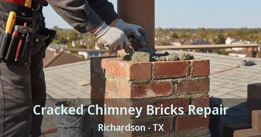 Cracked Chimney Bricks Repair Richardson - TX
