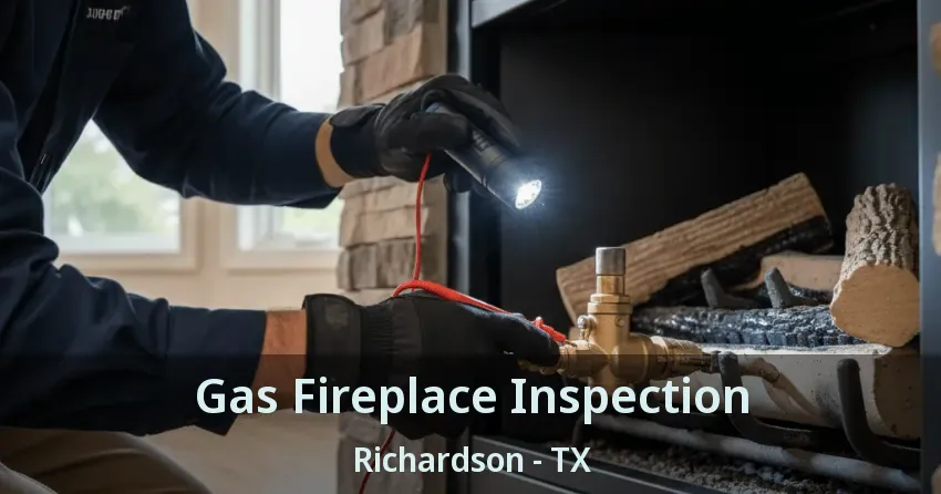 Gas Fireplace Inspection Richardson - TX