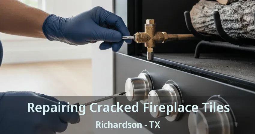 Repairing Cracked Fireplace Tiles Richardson - TX
